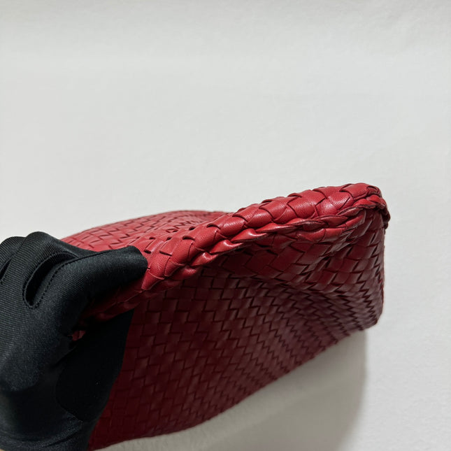 Sold Bottega Veneta Hobo Bag Large Burgundy Red Lambskin leather 52cm
