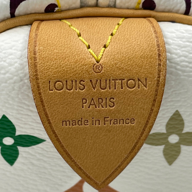 Louis Vuitton x Takashi Murakami Speedy 40 White Multicolor