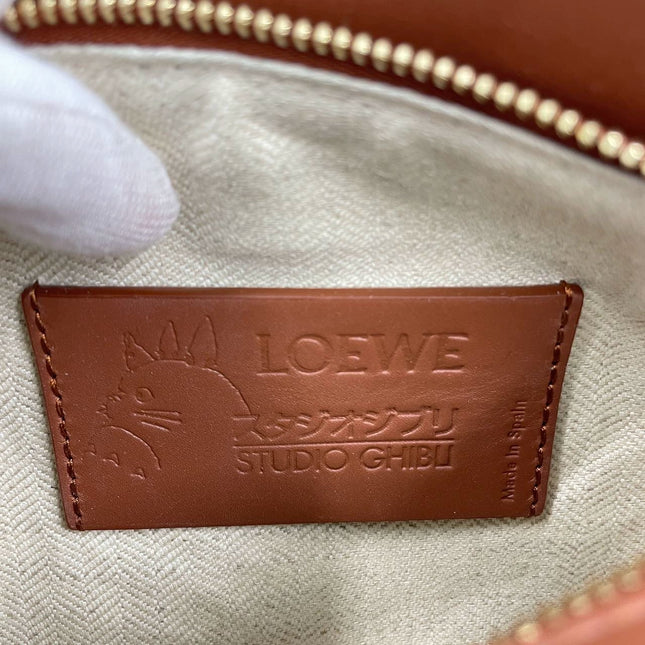 Loewe x Howl's Moving Castle Studio Ghibli Collection Puzzle Calcifer Mini Tan Brown