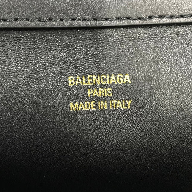 Balenciaga Rodeo Large Black Calfskin Leather Two Way Bag