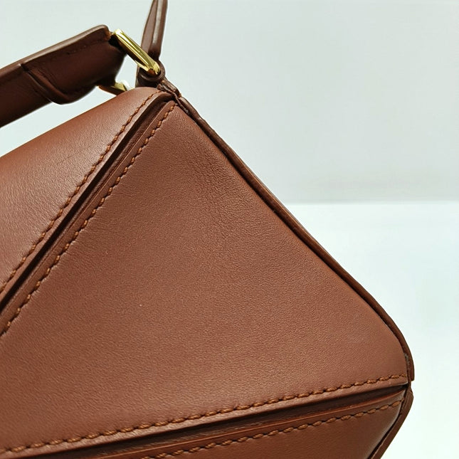 Loewe x Howl's Moving Castle Studio Ghibli Collection Puzzle Calcifer Mini Tan Brown