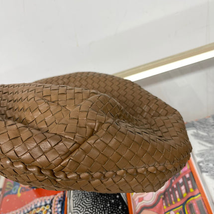 Bottega Veneta Belly Hobo Milk Chocolate Brown Maxi 50cm Intrecciato Leather