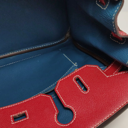 Hermes Birkin 30 Epsom Leather Red Rouge Casaque Gold Hardware 2012