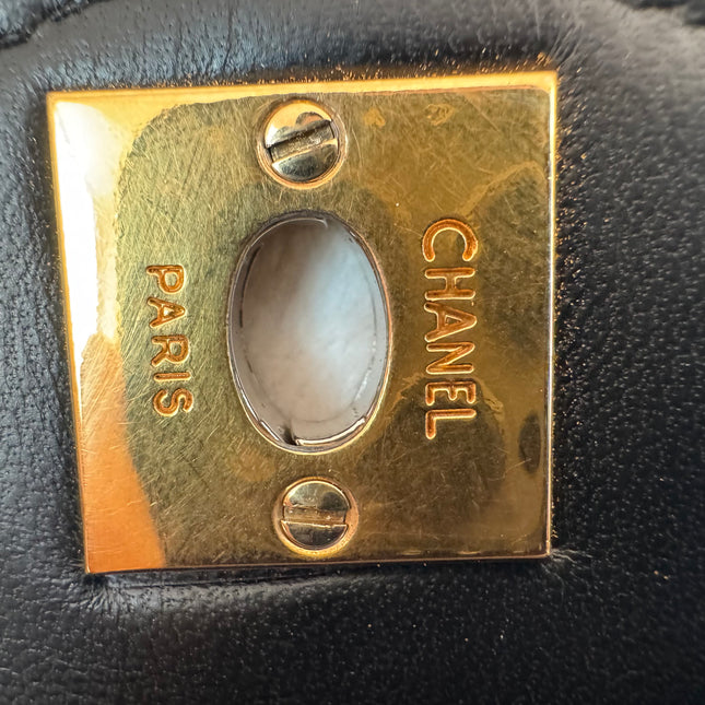 Chanel Paris Limited  Black Lambskin Leather with Bi-color Hardware