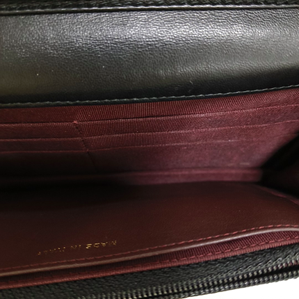 Chanel Wallet on Chain Classic Flap Black Lambskin Leather Gold Hardware