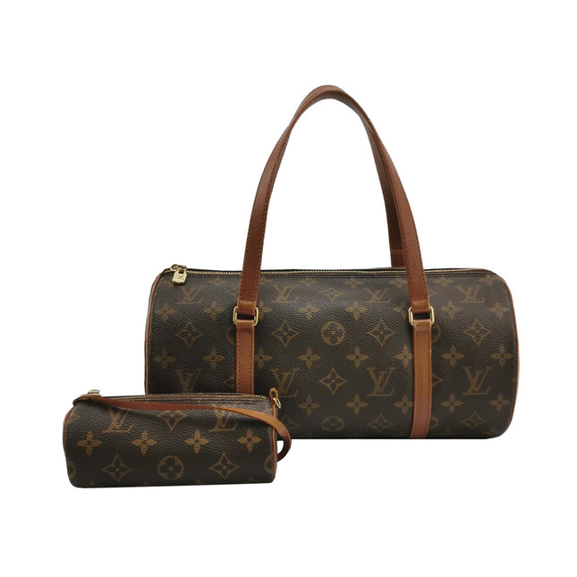 Louis Vuitton Monogram Papillon 31 Large and Mini Handbag Canvas-Luxbags