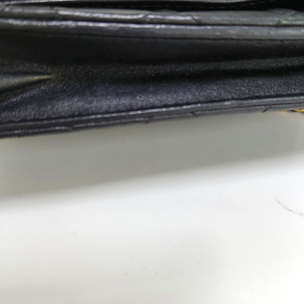 Chanel Wallet on Chain Classic Flap Black Lambskin Leather Gold Hardware