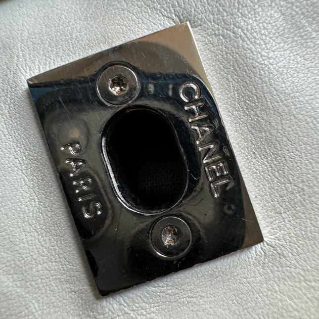 Chanel Lambskin Jumbo Canebiers Net Knots Flap White, 2011