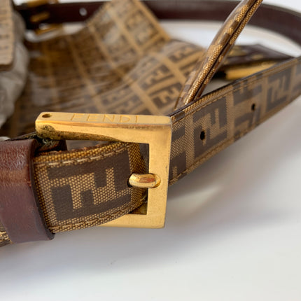 Sold FENDI Baguette Zucchini Print Patent Leather