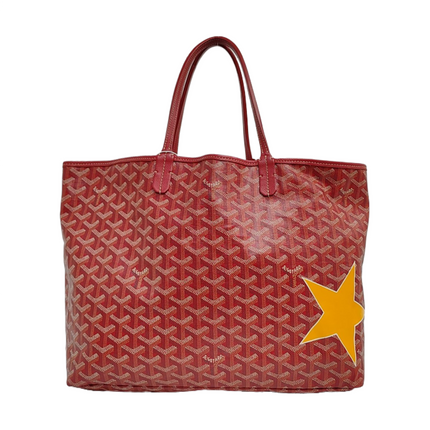 Goyard Saint Louis PM Tote Medium Red With Star