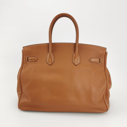 Hermes Birkin 35 Swift 37 Gold Palladium Hardware 2010