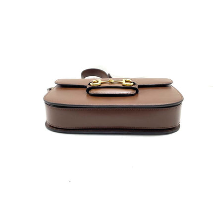 Sold Gucci 1955 Horsebit Shoulder Bag Caramel Brown Small Leather