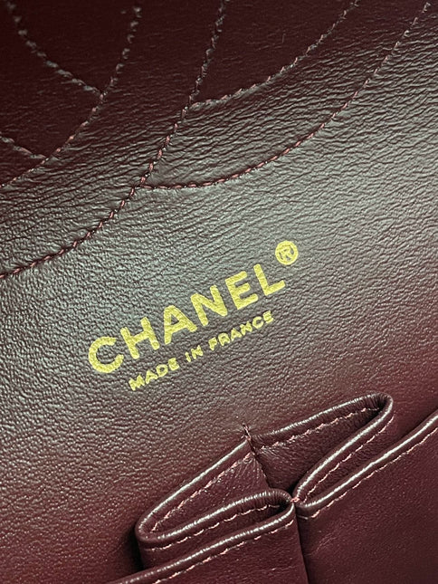 Sold Chanel Classic Flap Jumbo 2012 Black Lambskin Leather Double Flap with Gold Hardware
