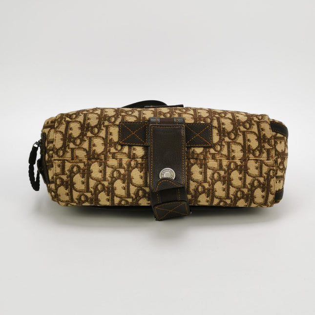 Dior Flight Medium Brown Oblique Monogram Shoulder Bag