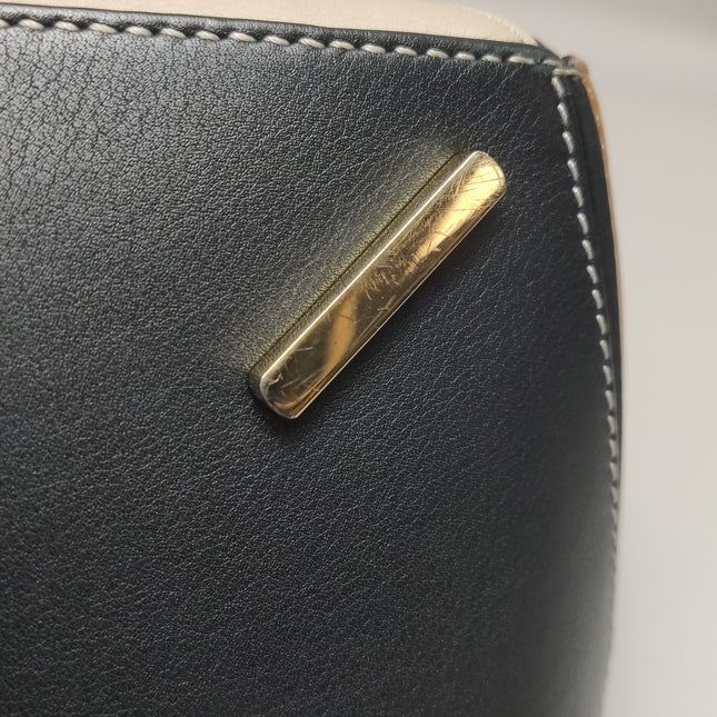 Loewe Puzzle Medium Tricolor Black Yellow Calfskin leather bag