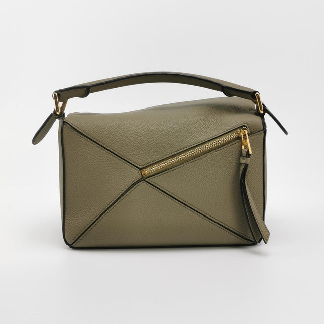 Loewe Puzzle Small Artichoke Green Calfskin leather Crossbody bag