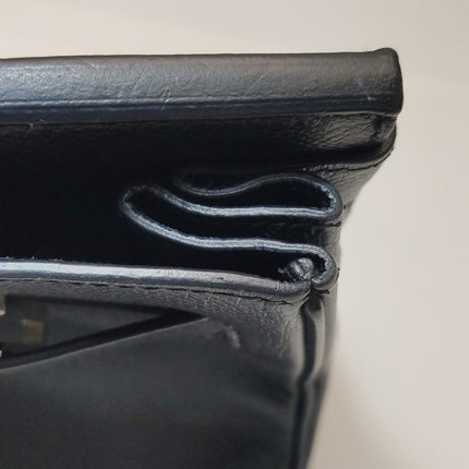 Hermes Birkin 30 Black Epsom Leather Palladium Hardware 2012