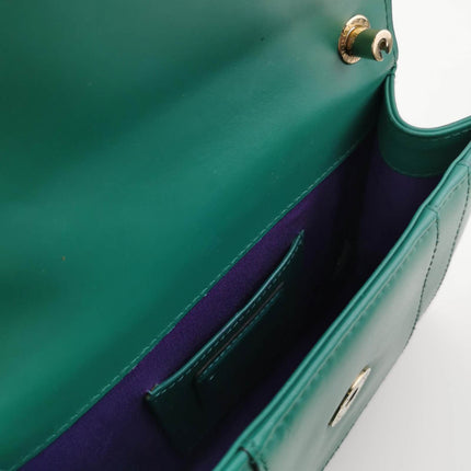 Sold Bvlgari Serpenti Forever Small Leather Crossbody Bag Green