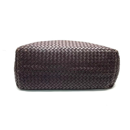 Bottega Veneta Cabat Tote Intreccio Leather Chocolate Brown 42cm