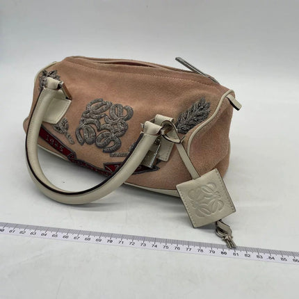 Loewe Amazona 28 Pink Suede 30th Anniversary Special Edition