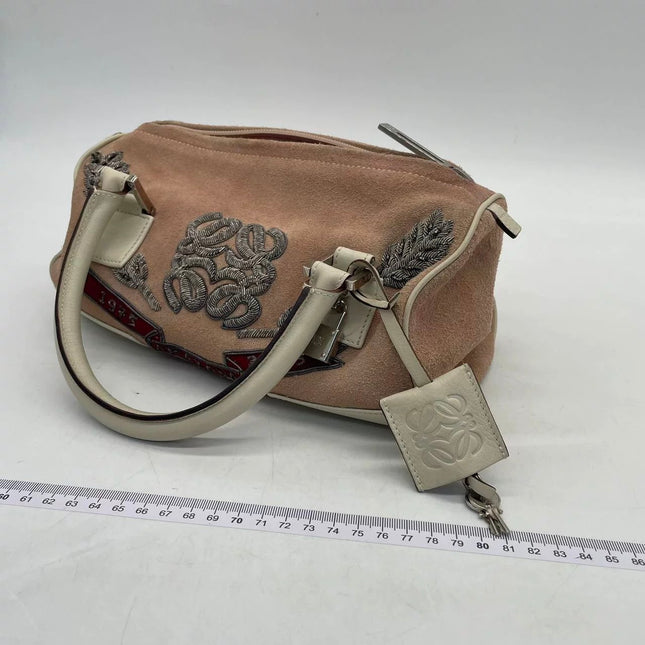 Loewe Amazona 28 Pink Suede 30th Anniversary Special Edition