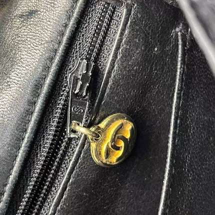 Chanel Classic Flap Mini Square Vintage Black Velvet 24k Gold Hardware 1991-94