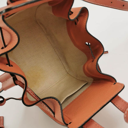 Loewe Hammock Mini Caramel Calfskin Leather Top Handle Crossbody Bag