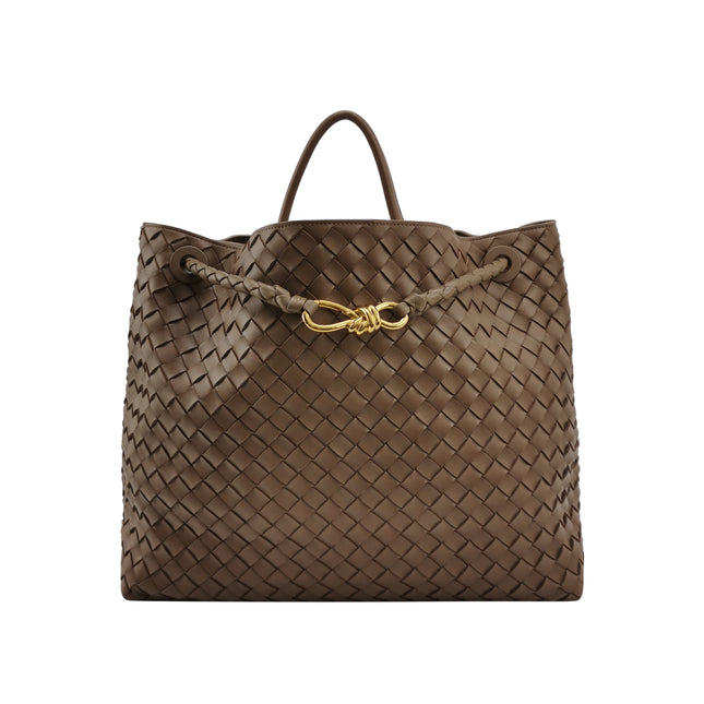 Bottega Veneta Andiamo Large Chocolate Brown Handbag