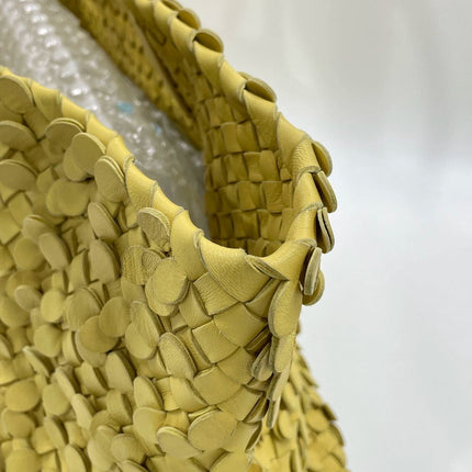 Bottega Veneta Cabat Limited Poussin Paillettes Tote Yellow