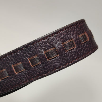 Gucci Jackie Soft Large Brown Leather Shoulder Bag With Strap