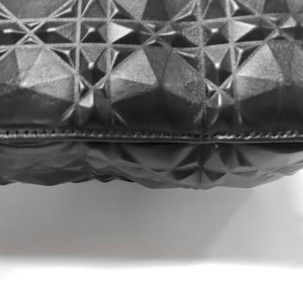 Lady Dior Small My Abcdior So Black Diamond Motif Caflskin Leather