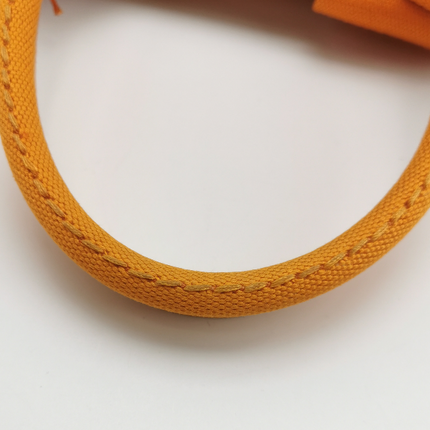 Sold Prada Canape Canvas Tote Orange Handbag