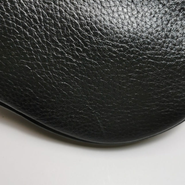 Dior Saddle Vintage Leather Black with Antiqued Gold Hardware