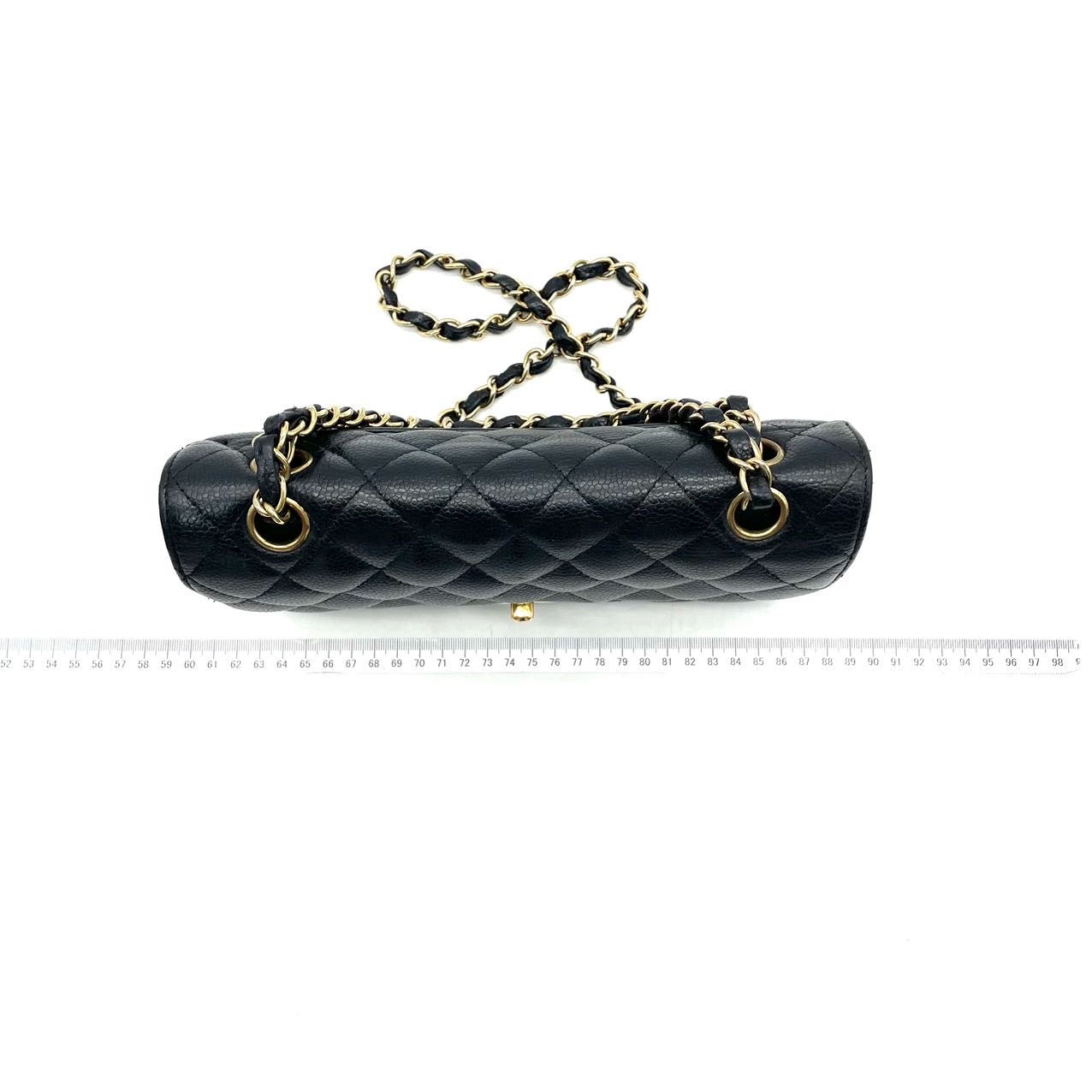 Chanel Classic Flap Small Black Caviar Leather with 24k Gold Hardware, 2004-2005