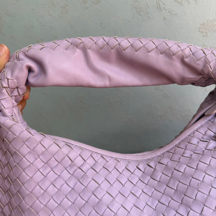 Bottega Veneta Hobo Bag Lambskin leather Lilac Purple Large 47cm