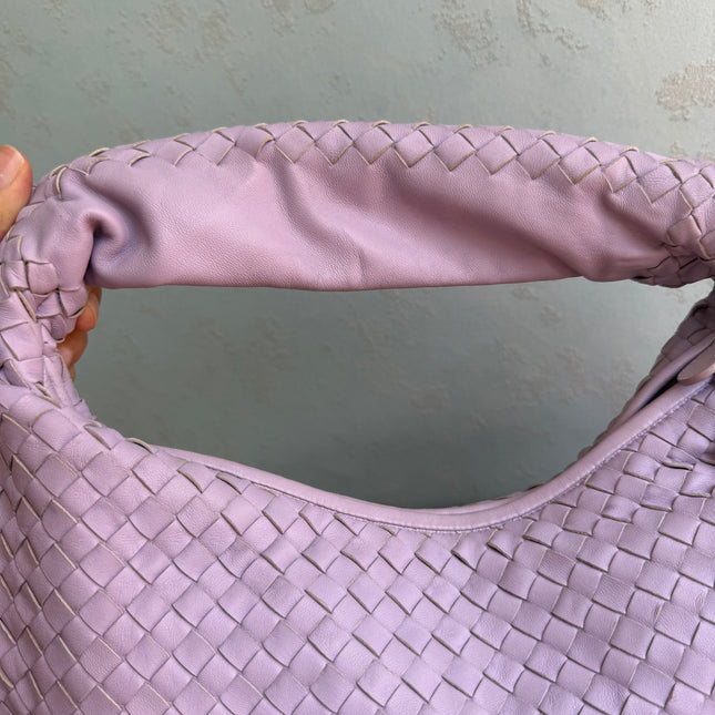 Bottega Veneta Hobo Bag Lambskin leather Lilac Purple Large 47cm