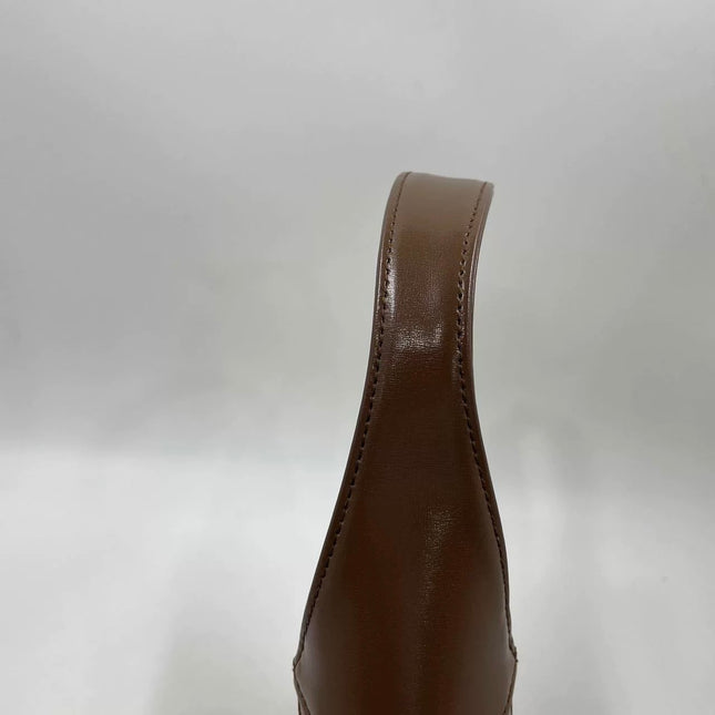 Gucci Jackie 1961 Small Brown Smooth Leather Bag