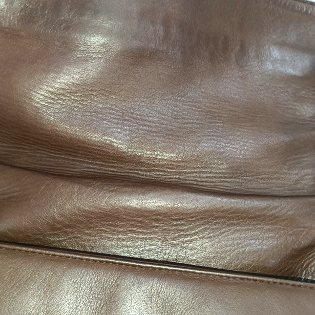 Chanel Vintage Backpack Tan Brown Calfskin Leather