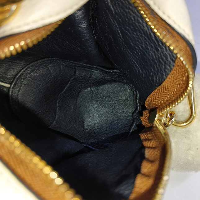 Loewe x William De Morgan Bunny Rabbit Floral Embroidered Brown Yellow Multicolor Crossbody Bag