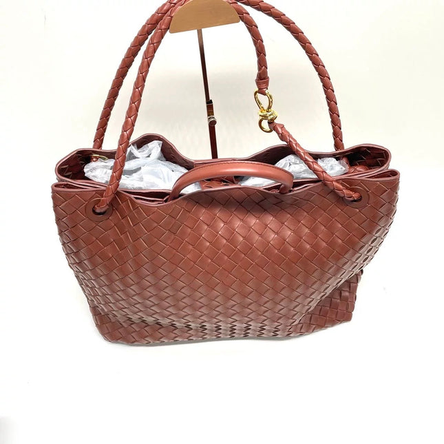 Bottega Veneta Andiamo Large Milk Chocolate Brown Handbag