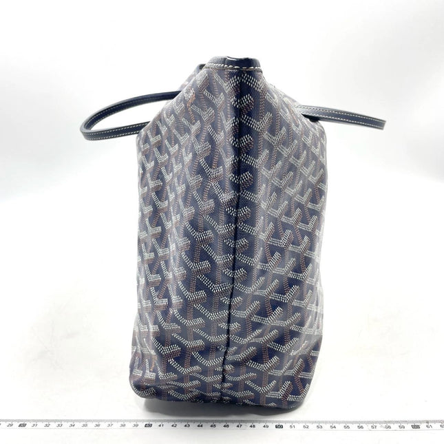 Sold Goyard Saint Louis PM Tote Medium Navy