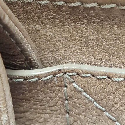 Dior Flight Medium Tan Brown Calfskin Leather Shoulder Bag