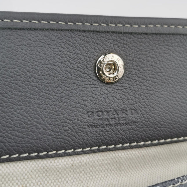 Goyard Saint Louis PM Tote 2018 Medium Grey Goyardine Canvas