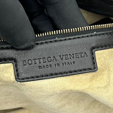 Bottega Veneta Veneta Hobo Maxi Black Leather 52cm