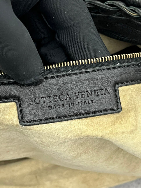Bottega Veneta Veneta Hobo Maxi Black Leather 52cm