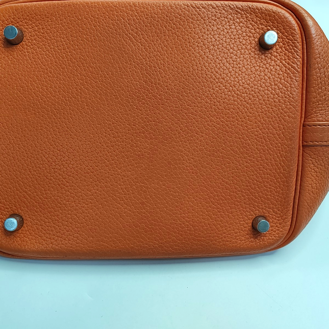 Hermes Picotin 22 Orange Clemence Taurillon Leather 2009