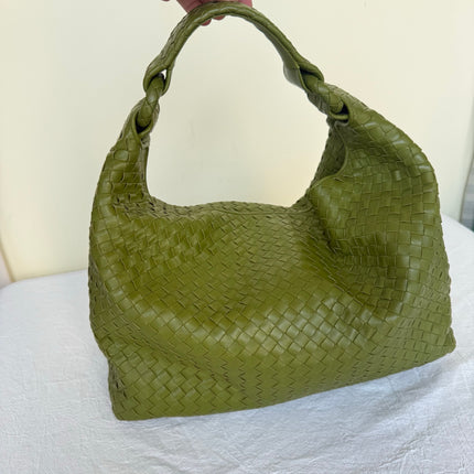 Bottega Veneta Shoulder Bag Avocado Green 38cm