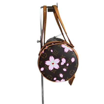 Louis Vuitton x Takashi Murakami Papillon 28 Cherry Blossom Monogram Handbag