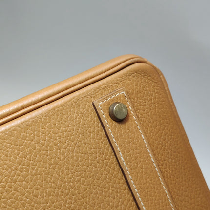 Hermes Birkin 40 Gold TC Clemence Leather Gold Hardware 1994