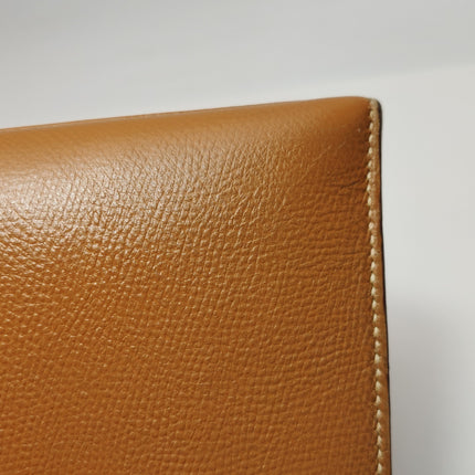 Hermes Kelly 28 Sellier Brown Gold Epsom Leather Gold Hardware 1985